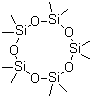 structure of CAS# 541-02-6, Decamethylcyclopentasiloxane;2,2,4,4,6,6,8,8,10,10-Decamethyl-1,3,5,7,9,2,4,6,8,10-pentoxapentasilecane