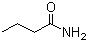 structure of CAS# 541-35-5, Butyramide;n-Butyramide