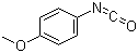 结构式 CAS# 5416-93-3, 对甲氧基苯异氰酸酯
