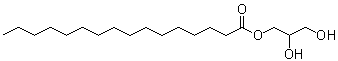 结构式 CAS# 542-44-9, 1-单棕榈酸甘油酯