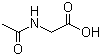 structure of CAS# 543-24-8, N-Acetylglycine;Acetamidoacetic acid; Aceturic acid