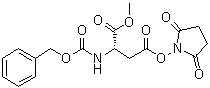 结构式 CAS# 54743-84-9, O-(2,5-二氧代-1-吡咯烷基)-4-氧代-N-[(苯基甲氧基)羰基]-L-高丝氨酸甲酯