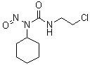 结构式 CAS# 54749-91-6, N'-(2-氯乙基)-N-环己基-N-亚硝基脲