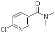 structure of CAS# 54864-83-4, 6-Chloro-N,N-dimethylnicotinamide;6-Chloro-N,N-dimethyl-3-pyridinecarboxamide