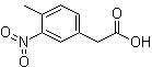 结构式 CAS# 54941-44-5, 4-甲基-3-硝基苯乙酸