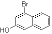 structure of CAS# 5498-31-7, 4-Bromo-2-naphthol;4-Bromo-2-naphthalenol