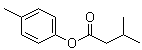structure of CAS# 55066-56-3, 3-Methylbutanoic acid 4-methylphenyl ester;Isovaleric acid p-tolyl ester; p-Cresyl isovalerate