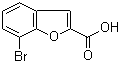 structure of CAS# 550998-59-9, 7-Bromobenzofuran-2-carboxylic acid