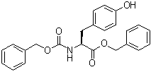 structure of CAS# 5513-40-6, N-(Benzyloxycarbonyl)-L-tyrosine benzyl ester;N-Carboxy-L-tyrosine dibenzyl ester