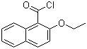 结构式 CAS# 55150-29-3, 2-乙氧基-1-萘甲酰氯
