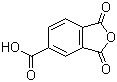 结构式 CAS# 552-30-7, 偏苯三酸酐; 偏苯三甲酸酐; 1,2,4-苯三酸酐; 偏酐