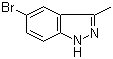 结构式 CAS# 552331-16-5, 5-溴-3-甲基-1H-吲唑