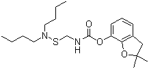 structure of CAS# 55285-14-8, Carbosulfan;2,3-Dihydro-2,2-dimethylbenzofuran-7-yl (dibutylaminothio)methylcarbamate