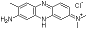 structure of CAS# 553-24-2, Basic Red 5;Neutral Red; C.I. 50040; 3-Amino-7-dimethylamino-2-methylphenazine hydrochloride