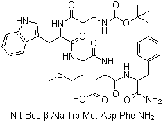 structure of CAS# 5534-95-2, Pentagastrin