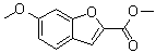 structure of CAS# 55364-67-5, 6-Methoxybenzofuran-2-carboxylic acid methyl ester