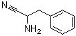 structure of CAS# 55379-75-4, alpha-Aminobenzenepropanenitrile