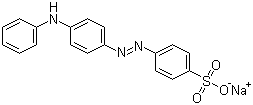 structure of CAS# 554-73-4, Orange IV;C.I. 13080; Tropaeolin OO; 4-(4-Anilinophenylazo)benzenesulfonic acid sodium salt