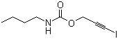 structure of CAS# 55406-53-6, Iodopropynyl butylcarbamate ;3-Iodo-2-propynyl butylcarbamate; 3-Iodo-2-propynyl N-butylcarbamate; 3-Iodopropynyl butylcarbamate; ASC 67000