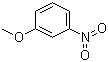 structure of CAS# 555-03-3, 3-Nitroanisole ;1-Methoxy-3-nitrobenzene