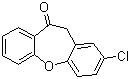 structure of CAS# 55595-54-5, 2-Chlorodibenz[b,f]oxepin-10(11H)-one