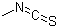 structure of CAS# 556-61-6, Methyl isothiocyanate;Isothiocyanatomethane; Methyl mustard-oil; MTC