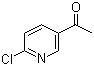 结构式 CAS# 55676-22-7, 2-氯-5-乙酰基吡啶; 6-氯-3-乙酰基吡啶