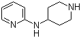 结构式 CAS# 55692-31-4, N-(哌啶-4-基)吡啶-2-胺