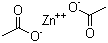 structure of CAS# 557-34-6, Zinc acetate;Acetic acid zinc salt