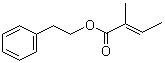 structure of CAS# 55719-85-2, 2-Phenylethyl tiglate;NSC 69122; Phenylethyl tiglate; beta-Phenylethyl tiglate