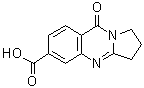 structure of CAS# 55762-24-8, 1,2,3,9-Tetrahydro-9-oxopyrrolo[2,1-b]quinazoline-6-carboxylic acid