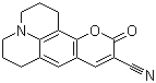 structure of CAS# 55804-68-7, Coumarin 337;2,3,6,7-Tetrahydro-11-oxo-1H,5H,11H-[1]benzopyrano[6,7,8-ij]quinolizine-10-carbonitrile