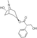 结构式 CAS# 55869-99-3, 山莨菪碱