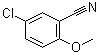 结构式 CAS# 55877-79-7, 5-氯-2-甲氧基苯甲腈