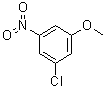 结构式 CAS# 55910-07-1, 3-氯-5-硝基苯甲醚