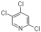结构式 CAS# 55934-01-5, 2,4,5-三氯吡啶