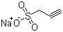 structure of CAS# 55947-46-1, Sodium propynesulfonate;Propynesulfonic acid sodium salt; 2-Propyne-1-sulfonic acid sodium salt; Sodium 2-propyne-1-sulphonate; PS