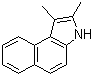structure of CAS# 55970-05-3, 2,3-Dimethyl-1H-benzo[e]indole;1,2-Dimethyl-3H-benz[e]indole