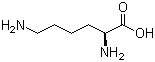 结构式 CAS# 56-87-1, L-赖氨酸