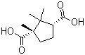 structure of CAS# 560-09-8, (-)-Camphoric acid;(1S,3R)-(-)-Camphoric acid