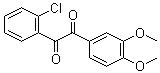 structure of CAS# 56159-70-7, 3,4-Dimethoxy-2'-chlorobenzil;2-Chloro-3',4'-dimethoxybenzil