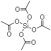 structure of CAS# 562-90-3, Silicon tetraacetate;Tetraacetoxysilane