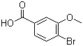 结构式 CAS# 56256-14-5, 4-溴-3-甲氧基苯甲酸