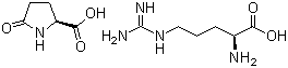 结构式 CAS# 56265-06-6, L-精氨酸-L-焦谷氨酸盐