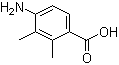 结构式 CAS# 5628-44-4, 4-氨基-2,3-二甲基苯甲酸