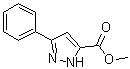 结构式 CAS# 56426-35-8, 3-苯基-1H-吡唑-5-羧酸甲酯