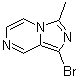 structure of CAS# 56481-29-9, 1-Bromo-3-methylimidazo[1,5-a]pyrazine;NSC 166139