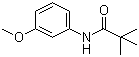 structure of CAS# 56619-93-3, N-(3-Methoxyphenyl)-2,2-dimethylpropanamide