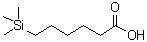 structure of CAS# 5662-79-3, 6-(Trimethylsilyl)hexanoic acid;NSC 96835