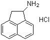 structure of CAS# 5668-66-6, 1-Acenaphthenamine hydrochloride